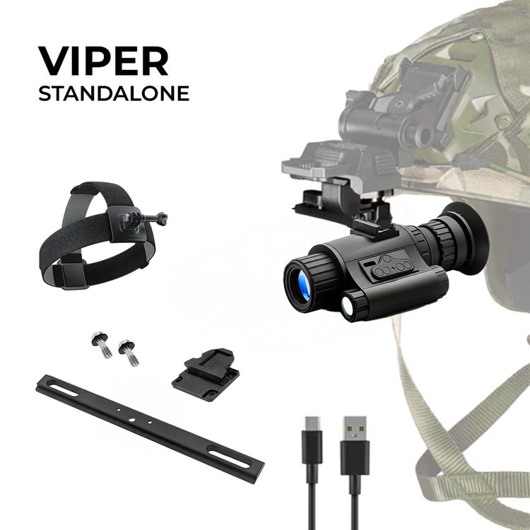 HEAT & VIPER Thermal Night Vision Goggle Bridge Combo