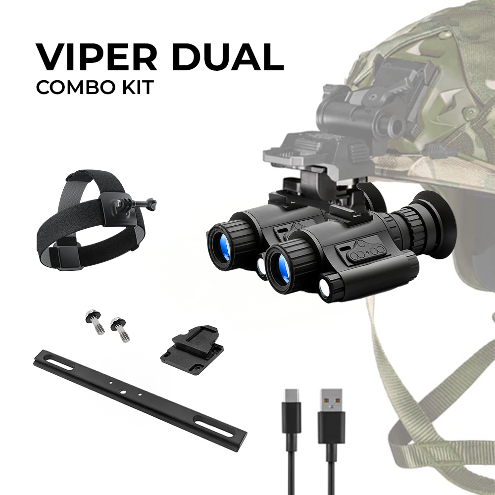 HEAT & VIPER Thermal Night Vision Goggle Bridge Combo